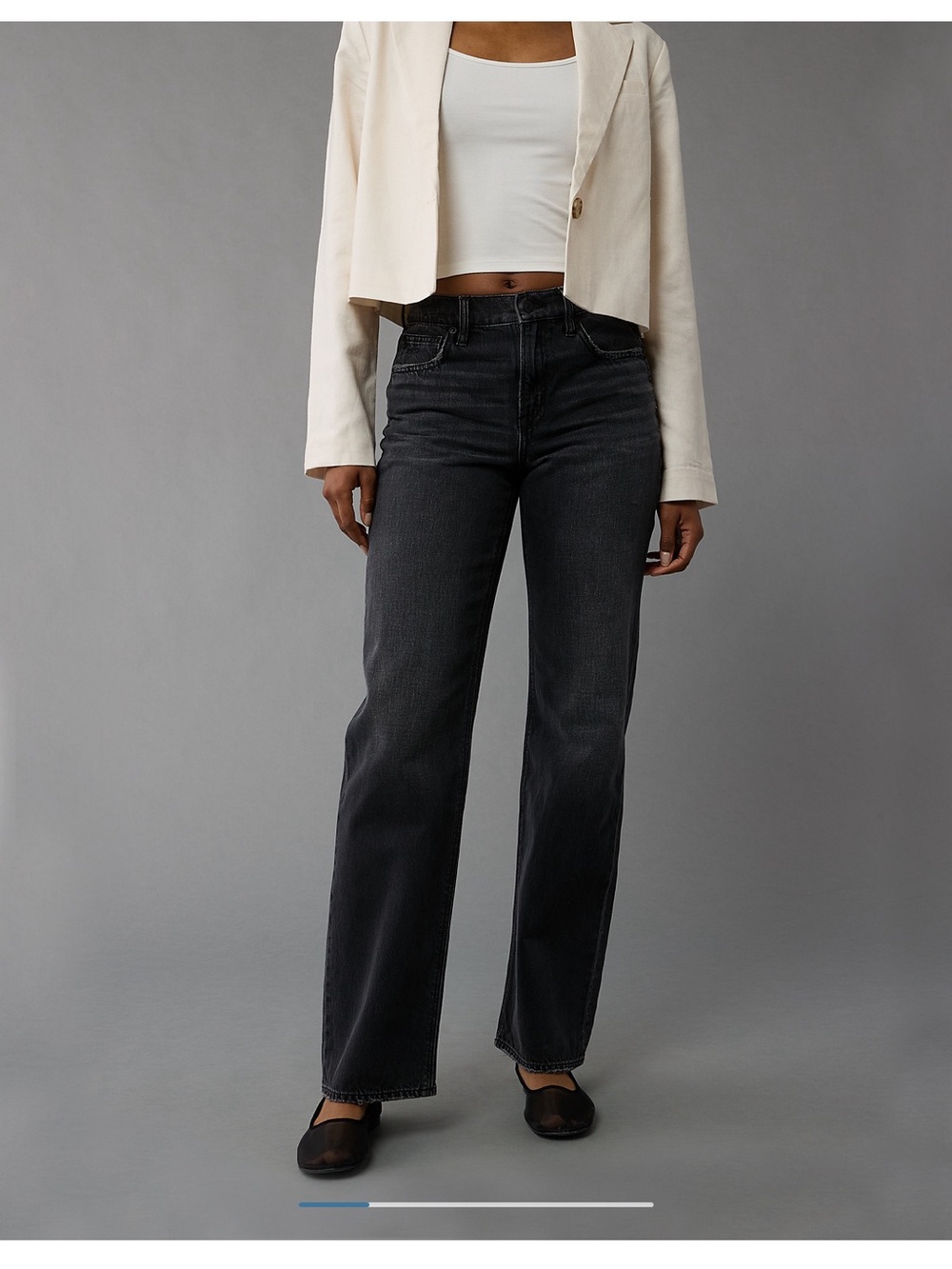 AE High-Waisted Stovepipe Jeans